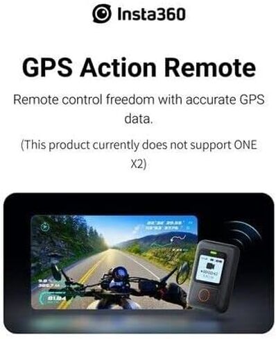 Insta360 Waterproof Real Time GPS Bluetooth 20M Range Action Smart Remote for X3 ONE X2 ONE RS R Cameras in Saudi Arabia