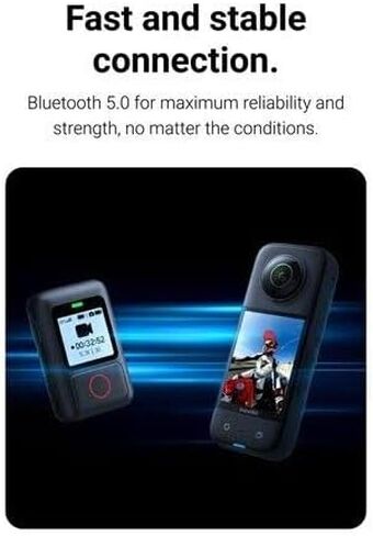 Insta360 Waterproof Real Time GPS Bluetooth 20M Range Action Smart Remote for X3 ONE X2 ONE RS R Cameras in Saudi Arabia