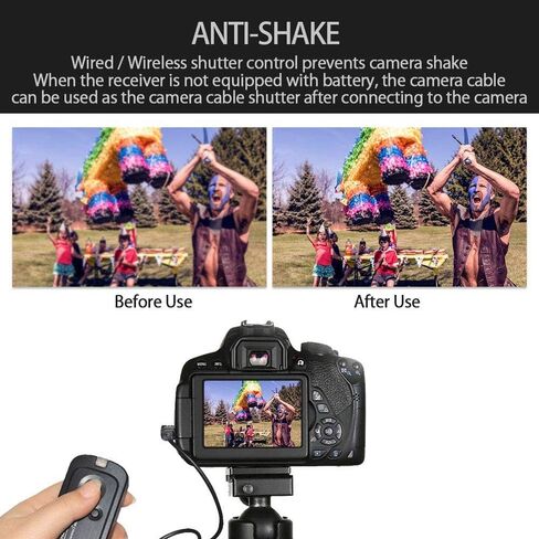 بكسل 2.4 جيجاهيرتز إطلاق مصراع لاسلكي رقمي عن بعد oppilas E3 لكاميرات Canon وPentax وSamsung وContax وSigma وHassleblad، يستبدل Canon RS-60E3 in Saudi Arabia