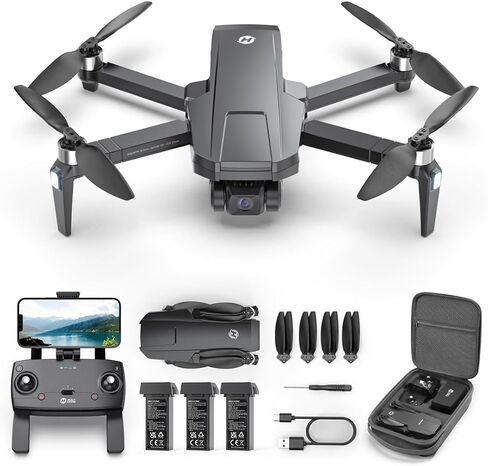 Holy Stone HS720R 3 Batteries GPS EIS Drones with Camera for Adults 4K Night Vision, FAA-Compliant FPV Drone with 3 Axis Gimbal, 10000 Feet Transmission Range, Follow Me, Auto Return, Time-lapse Photo in Saudi Arabia