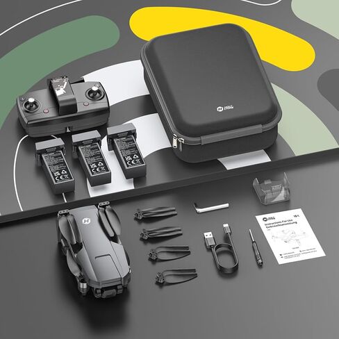 Holy Stone HS720R 3 Batteries GPS EIS Drones with Camera for Adults 4K Night Vision, FAA-Compliant FPV Drone with 3 Axis Gimbal, 10000 Feet Transmission Range, Follow Me, Auto Return, Time-lapse Photo in Saudi Arabia