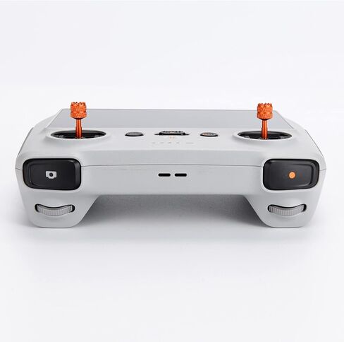 Mini 4 Pro/Mini 3 Pro/Mini 3 Sticks for DJI RC/RC 2، قطع غيار وحدة التحكم في سبائك الألومنيوم للطائرات عصا الإبهام/الهزاز لملحقات DJI Mini 4 Pro/Mini 3 Pro/Mini 3/Air 3 (برتقالي وفضي) in Kuwait
