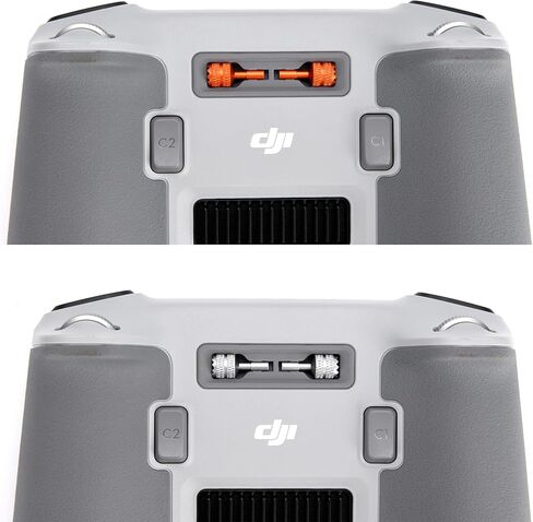 Mini 4 Pro/Mini 3 Pro/Mini 3 Sticks for DJI RC/RC 2، قطع غيار وحدة التحكم في سبائك الألومنيوم للطائرات عصا الإبهام/الهزاز لملحقات DJI Mini 4 Pro/Mini 3 Pro/Mini 3/Air 3 (برتقالي وفضي) in Kuwait