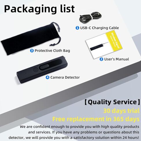 كاشفات الكاميرا الخفية، كاشف الكاميرا، كاشف مكافحة التجسس، كاشف أخطاء الكاميرا الخفية، حامي الخصوصية، كاشف تعقب GPS، ماسح ضوئي للإشارة اللاسلكية RF للسفر في المنزل والمكتب in Kuwait