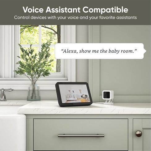 وايز كاميرا في 3 برؤية ليلية ملونة، كاميرا فيديو سلكية عالية الدقة 1080p للاستخدام الداخلي والخارجي، صوت ثنائي الاتجاه، تعمل مع اليكسا ومساعد جوجل وايفت (عبوة واحدة مع بطاقة SD) in Kuwait