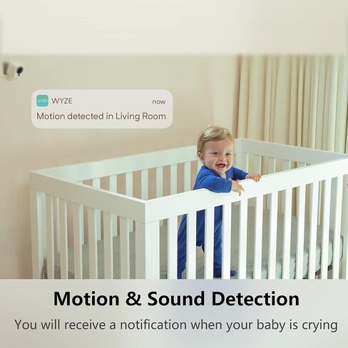 وايز كاميرا في 3 برؤية ليلية ملونة، كاميرا فيديو سلكية عالية الدقة 1080p للاستخدام الداخلي والخارجي، صوت ثنائي الاتجاه، تعمل مع اليكسا ومساعد جوجل وايفت (عبوة واحدة مع بطاقة SD) in Kuwait