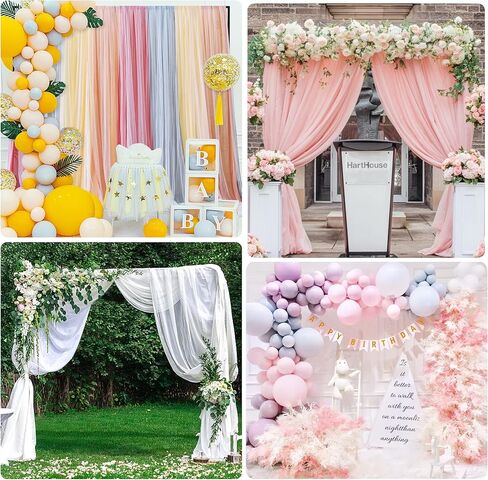 وكسير حامل خلفية 8 × 8 قدم شديد التحمل مع قاعدة، حامل خلفية مربع اسود قابل للتعديل لحفلات الزفاف واعياد الميلاد وكشك التصوير الفوتوغرافي in Kuwait