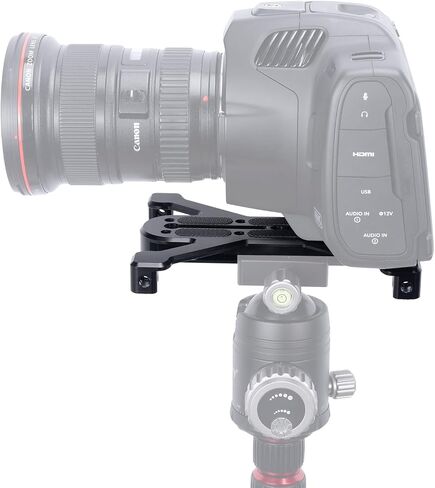 NICEYRIG 6’’ Extended Quick Release Plate for Arca-Swiss Type Applicable for Large DSLR Camera, Cinema Camera, Camcorder with Four-feet Stand Support [Plus Version] - 530 in Saudi Arabia