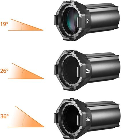 Godox VSA-36K عدة أضواء كاشفة مرفق مخروطي الشكل مكثف بصري لتركيب Bowens VL150 VL150II VL300 VL300II SL60W SL60IID SL150II SL150III SZ200Bi SZ150R in Kuwait