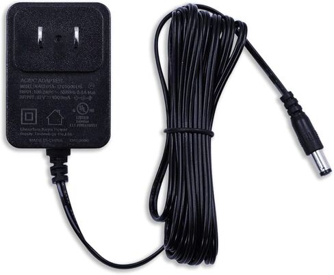 SEBIKAM 12V 1A محول الطاقة كاميرا الأمن العرض، 12V 1000mA AC 100-240V إلى DC مزود الطاقة 5.5 2.1mm 10FT لكاميرا CCTV DVR NVR Led Light Strip UL in Kuwait