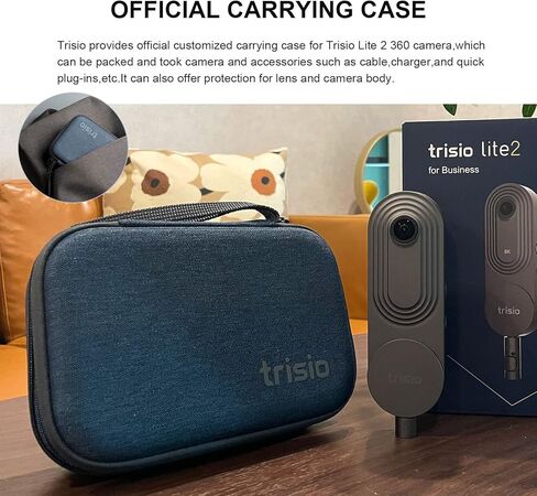 كاميرا PERGEAR Trisio Lite 2 VR لكاميرا الجولة الافتراضية 8K HD بانوراما NodeRotate 360° كاميرا بانورامية 32 ميجابكسل ذكية HDR عرض خوارزمية مدمجة 8G Storge للديكور المنزلي العقاري in Kuwait