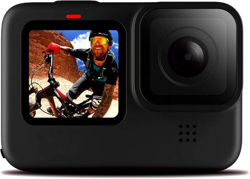 كاميرا الحركة Go Pro MAX 360 المقاومة للماء - كاميرا مع شاشة تعمل باللمس - فيديو كروي بدقة 5.6K30 HD - صور بدقة 16.6 ميجابكسل 360 - استقرار البث المباشر بدقة 1080 بكسل - مجموعة التنظيف + بطاقة ذاكرة سعة 64 جيجابايت والمزيد. in Saudi Arabia