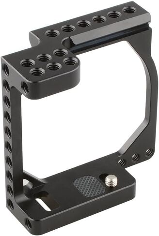 CAMVATE Camera Cage for Sony Alpha A6600/A6500 with Conversion 1/4"-20 Adapter Hole(Black) - 1380 in Saudi Arabia