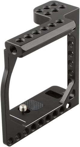 CAMVATE Camera Cage for Sony Alpha A6600/A6500 with Conversion 1/4"-20 Adapter Hole(Black) - 1380 in Saudi Arabia