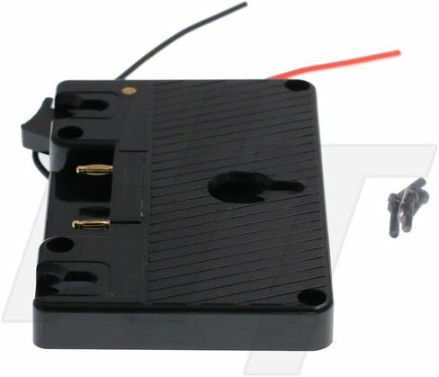 لوحة بطارية HangTon Gold Mount 7 طرق D-tap DC USB مخرج 15 مم قضيب مشبك محول إمداد الطاقة متوافق مع بطارية Anton Bauer (مخرج متعدد) in Kuwait