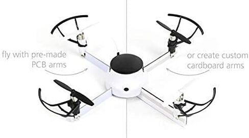 سيركويت سكرايب مجموعة بناء الطائرات بدون طيار - قم ببناء وتحليق بدون طيار الخاصة بك مع مجموعة بناء الطائرات بدون طيار سيركويت سكرايب - تتضمن قلم حبر موصل، 4 محركات، 8 مراوح ومحور طائرة بدون طيار مع in Kuwait