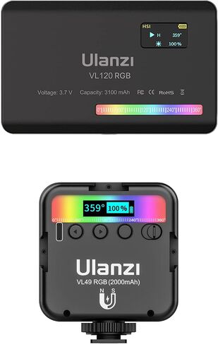 ULANZI VL120 RGB ضوء الفيديو وULANZI VL49 RGB ضوء الفيديو in Kuwait
