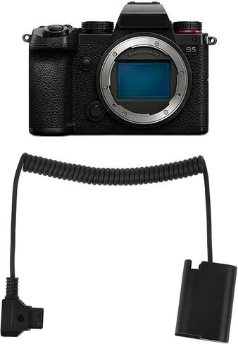 بطارية الدمية DMW BLK22 لكاميرا Lumix S5 S5K S5GK GH5II GH6 G9 الرقمية، اضغط على D إلى DMW DCC17 لإمداد الطاقة كابل محول كابل ملفوف للبطارية الدمية، أجزاء الكاميرا الرقمية in Saudi Arabia