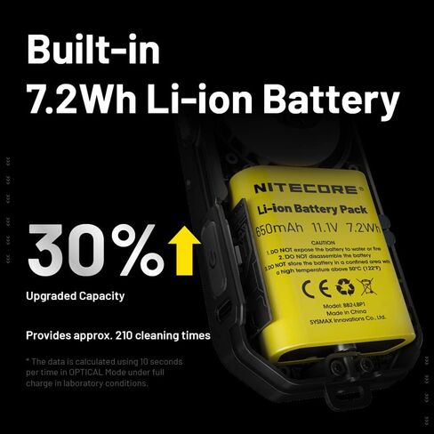 مجموعة Nitecore BB2 منفاخ هواء للتنظيف الإلكتروني مع قلم تنظيف، ضغط الرياح لإزالة الغبار 2.7 كيلو باسكال، سرعة الرياح القصوى 80 كم/ساعة، مع فرشاة سريعة التحرير، وظيفة الإضاءة، قرص الوضع (إصدار جديد 2022) in Saudi Arabia