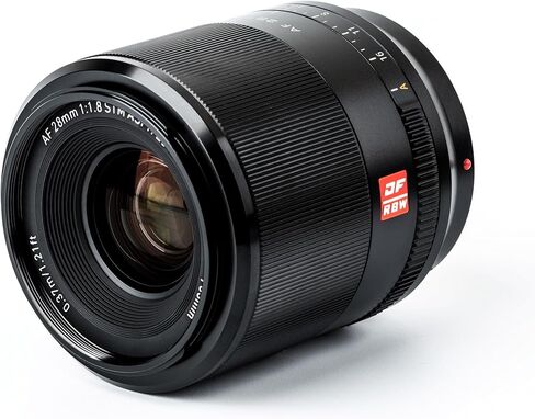 VILTROX 28mm f/1.8 FE Full-Frame Autofocus Lens for Sony E-Mount Camera a7 a7II a7III a7R a7RII a7RIII a7RIV a7S a7SII a9 a7C a5100 a6300 a6600 in Saudi Arabia