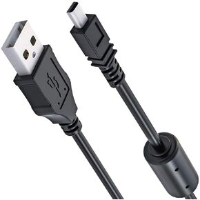 سايبومور كيبل USB بديل UC-E6 UC-E23 متوافق مع قلم كاميرا اوليمبوس CB-USB7 SZ-15 X-990 VG-160 VR-130 VR-360 VH-210 سلسلة FE FE-180 FE-190 FE-290 FE-350 وما الى ذلك. (4.9 قدم) in Kuwait
