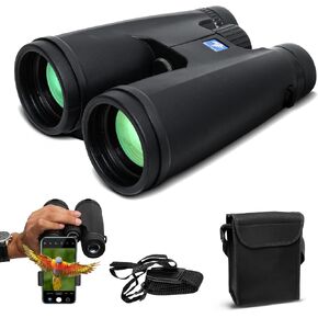 WALLECOM 12X50 HD High Powered Binoculars for Adults with Crystal Clear Low Light Vision, Lightweight, Waterproof, and Easy to Focus - Long Range Compact Binoculars for Bird Watching, hunting & travel in Saudi Arabia
