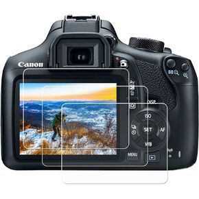 واقي شاشة Rebel T6 T7 (3 حزم)، واقي شاشة LCD من الزجاج المقوى متوافق مع Canon EOS 1500D 1300D 1200d in Kuwait