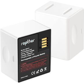 بطاريات بديلة مطورة من Rapthor بقدرة 4950 مللي أمبير في الساعة، متوافقة مع كاميرات Arlo Pro 4 / Pro 3 /Ultra/Ultra 2 / Pro 5S 2K، عبوتان 3.85 فولت 19.06 وات في الساعة عمر بطارية طويل الأمد قابل لإعادة الشحن وسهل التركيب in Kuwait