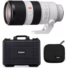Sony FE 70-200mm f/2.8 GM OSS Lens Bundle with Weatherproof Hard Case with Customizable Foam (18 x 14 x 7 Inch) and Hard-Shell Filter Case (Fits 8 Filters up to 95mm) (3 Items) in Kuwait