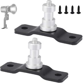 2-Pack T-Type Wall Ceiling Mount Light Stand 5/8" Stud with 1/4" Thread Anchor for Studio Lighting in Kuwait