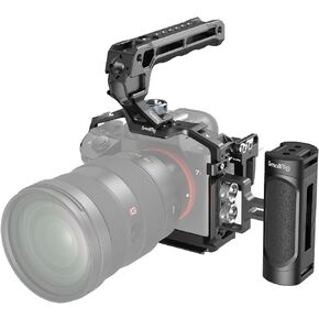مجموعة قفص SmallRig لهاتف Sony Alpha 7 III/Alpha 7R III، مع مجموعة قفص الكاميرا ومقبض جانبي صغير in Kuwait