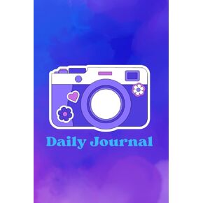 Camera Blue and Purple Watercolor Journal in Saudi Arabia