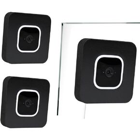 حامل نافذة TEKCAM متوافق مع Blink Mini Indoor، حامل حائط زجاجي للكاميرا مكون من قطعتين للنوافذ/الأبواب الزجاجية الفردية للمراقبة الخارجية، لا توجد انعكاسات داخلية ولا توجد أسلاك تشغيل في الهواء الطلق، أسود in Kuwait