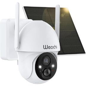 2K Security Camera Wireless Outdoor-2.4G WiFi Home Surveillance Security Camera, 3MP Motion Detection and Siren With 360° View, Color Night Vision, 24/7 SD Card Storage, 2-Way Audio, IP66 Waterproof in Saudi Arabia