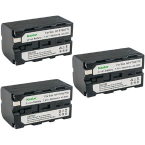 Kastar 1-Pack NP-F770 بطارية 7.4V 5800mAh بديلة لـ NP-F330 NP-F550 NP-F570 NP-F730 NP-F750 NP-F770 NP-F780Exp NP-F930 NP-F950 NP-F960 NP-F970 NP-F970Pro NP -بطارية F980 NP-F990 in Kuwait