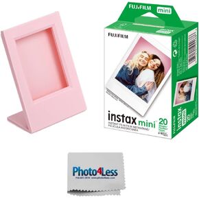 Fujifilm Instax Mini Twin Pack Instant Film Bundle with Frame for Instax Mini Prints (60 Sheets) in Kuwait