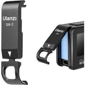 يولانزي سيليكت غطاء حماية G9-2 لكاميرا جوبرو هيرو 9/10 اسود، ملحق مدونة فيديو لباب شحن البطارية لكاميرا جو برو 9 10 اكشن in Kuwait