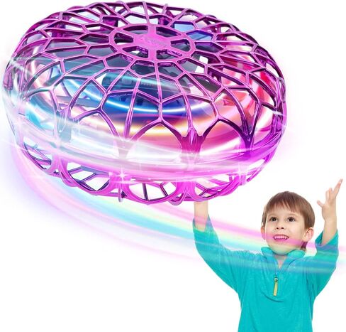 ألعاب الكرة الطائرة من بيبيلف، لعبة طائرة بدون طيار صغيرة بدون طيار، لعبة منزلية، كرة دوارة سحرية، هدية رائعة يمكن التحكم فيها يدويًا، هدية عيد الميلاد in Kuwait
