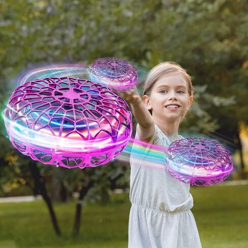 ألعاب الكرة الطائرة من بيبيلف، لعبة طائرة بدون طيار صغيرة بدون طيار، لعبة منزلية، كرة دوارة سحرية، هدية رائعة يمكن التحكم فيها يدويًا، هدية عيد الميلاد in Kuwait