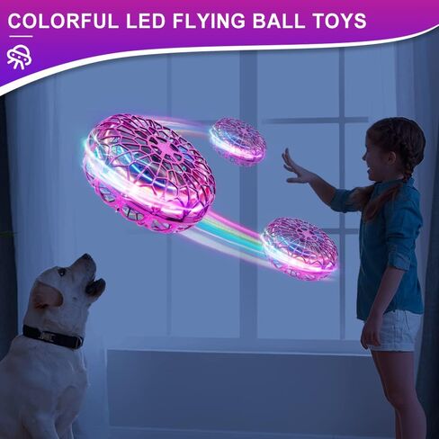 ألعاب الكرة الطائرة من بيبيلف، لعبة طائرة بدون طيار صغيرة بدون طيار، لعبة منزلية، كرة دوارة سحرية، هدية رائعة يمكن التحكم فيها يدويًا، هدية عيد الميلاد in Kuwait