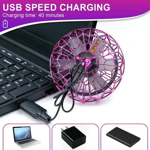 ألعاب الكرة الطائرة من بيبيلف، لعبة طائرة بدون طيار صغيرة بدون طيار، لعبة منزلية، كرة دوارة سحرية، هدية رائعة يمكن التحكم فيها يدويًا، هدية عيد الميلاد in Kuwait