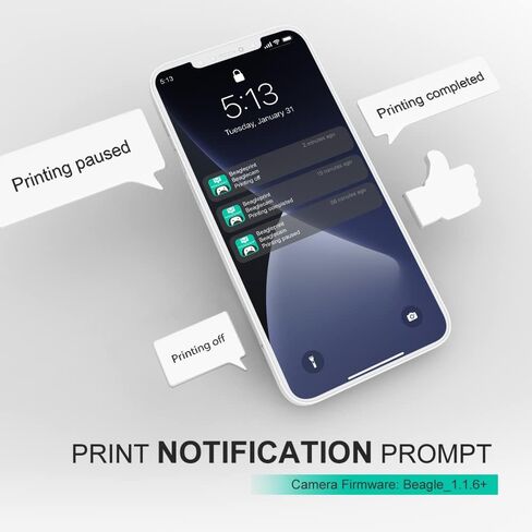 كاميرا Mintion Beagle للطابعة ثلاثية الأبعاد، وكاميرا Beagle مع مراقبة عن بعد، واتصال WiFi وبطاقة Micro SD 32G، التوصيل والتشغيل، ودعم الكمبيوتر/التطبيق، وإنشاء فيديو بفاصل زمني تلقائيًا in Kuwait