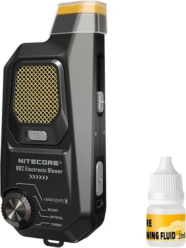 Nitecore Blowerbaby Kit Electronic Cleaning Air Blower, 2.7kPa Dust Removal Wind Pressure, 80km/h Max Wind Speed, with Cleaning Pen,Lighting Function, for Camera and Lens in Saudi Arabia