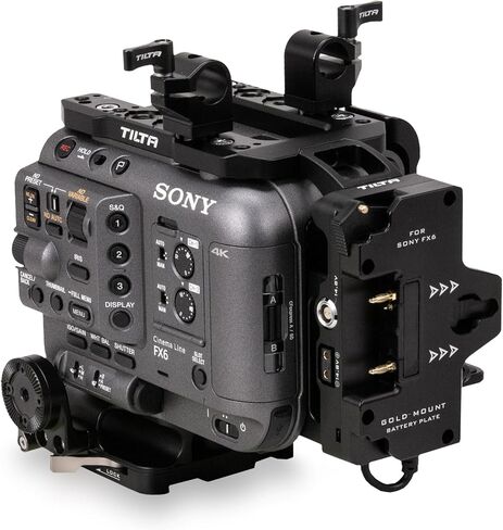Tilta Camera Cage Compatible with Sony FX6 - Advanced Kit - Gold Mount in Saudi Arabia
