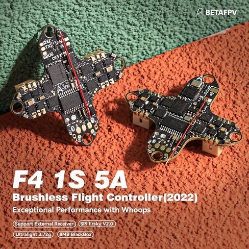 BETAFPV Meteor75 1S Micro FPV Whoop Drone Quadcopter لـ FPV Racing Freestyle Flight داخلي خارجي يطير لمدة تصل إلى 6 دقائق مع وحدة تحكم الطيران F4 1S 5A 0802SE 19500KV Motor C03 Camera - Frsky in Kuwait