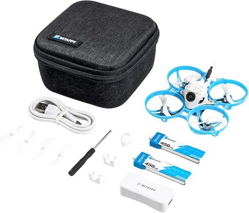 BETAFPV Meteor75 1S Micro FPV Whoop Drone Quadcopter لـ FPV Racing Freestyle Flight داخلي خارجي يطير لمدة تصل إلى 6 دقائق مع وحدة تحكم الطيران F4 1S 5A 0802SE 19500KV Motor C03 Camera - Frsky in Kuwait