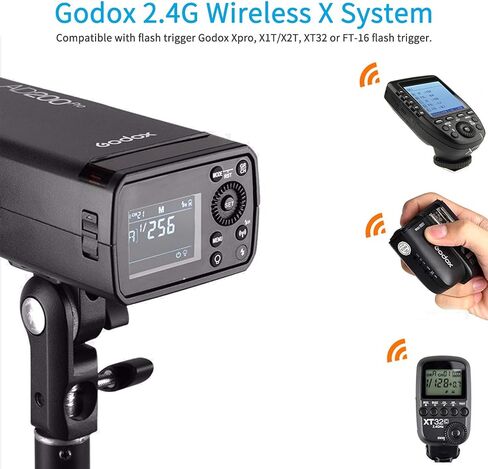 Godox AD200Pro Pocket Flash with Godox S2 Speedlite Bracket in Saudi Arabia