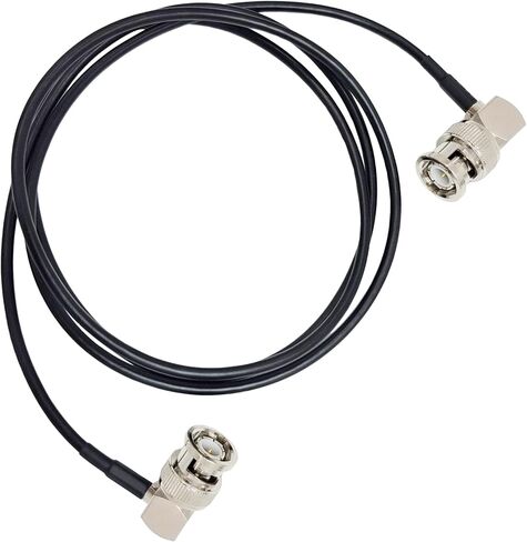 كابل Chikoni 3G HD SDI BNC إلى BNC لسوني FS5/FS7/FX6، شاشة Atomos Ninja Shogun Blackmagic ذكر إلى ذكر الزاوية اليمنى إلى الزاوية اليمنى، 100 سم/40 بوصة in Kuwait