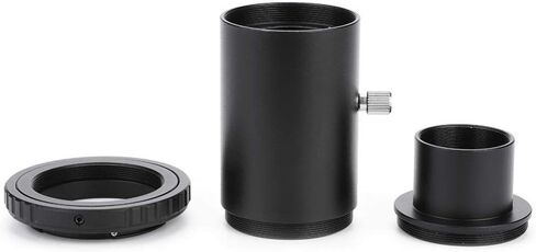 Telescope Eyepiece Extension Tube Adapter, 1.25inch Telescope Extension Tube M42 Thread T-Mount Adapter T2 Ring for Nikon Camera in Saudi Arabia