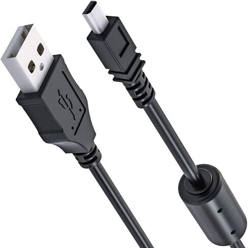 سايبومور كيبل USB بديل UC-E6 UC-E23 متوافق مع قلم كاميرا اوليمبوس CB-USB7 SZ-15 X-990 VG-160 VR-130 VR-360 VH-210 سلسلة FE FE-180 FE-190 FE-290 FE-350 وما الى ذلك. (4.9 قدم) in Saudi Arabia